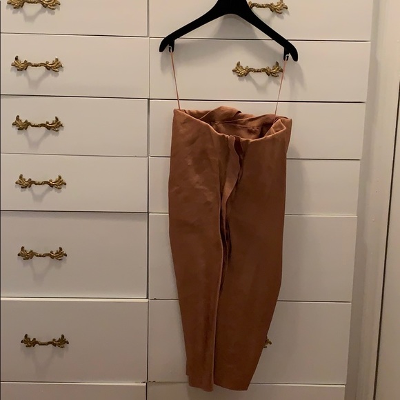 BNWT Lanvin Rose Gold/Blush Colour Strapless Dress - Picture 2 of 4